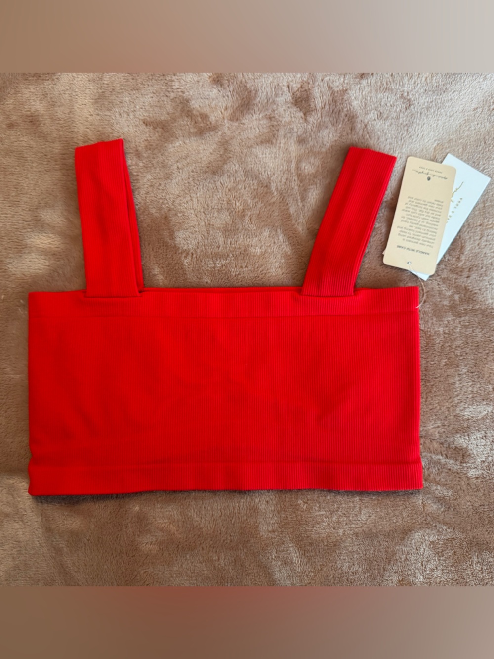 NWT Spiritual Gangster Ria Seamless Bra, Red, Size XS/S